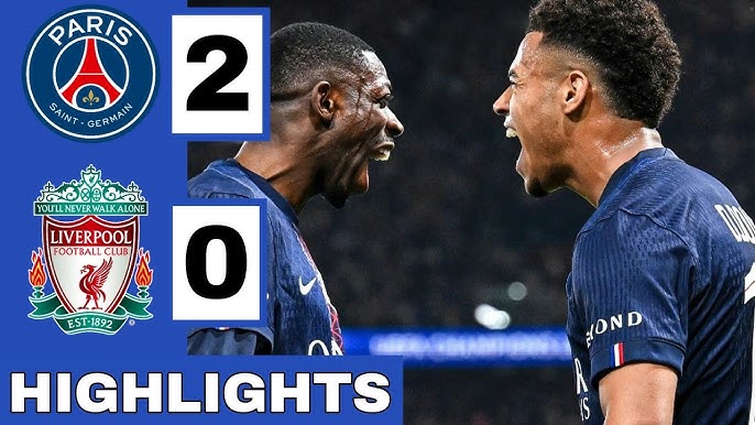 Kết Quả PSG vs Liverpool: "Cơn Lốc" Thành Paris Nhấn Chìm The Kop